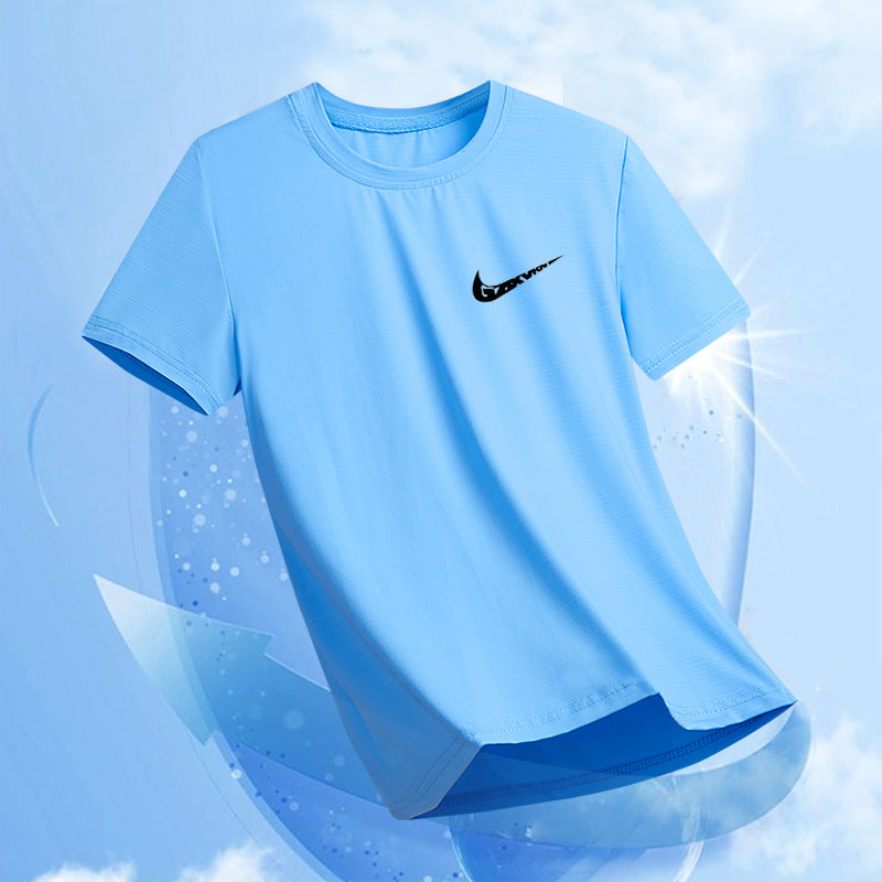Children's Short Sleeve Summer Medium Large Boys Gym Children's T-shirt