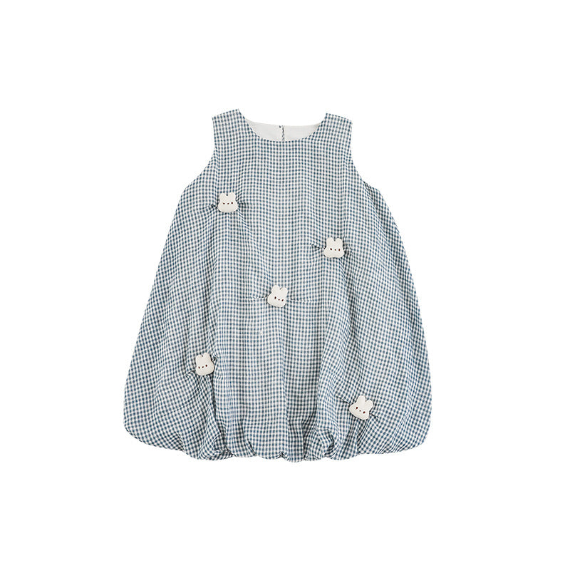 Children's Cotton Three-dimensional Doll Bud Skirt Summer Cute Cool Children's Dress