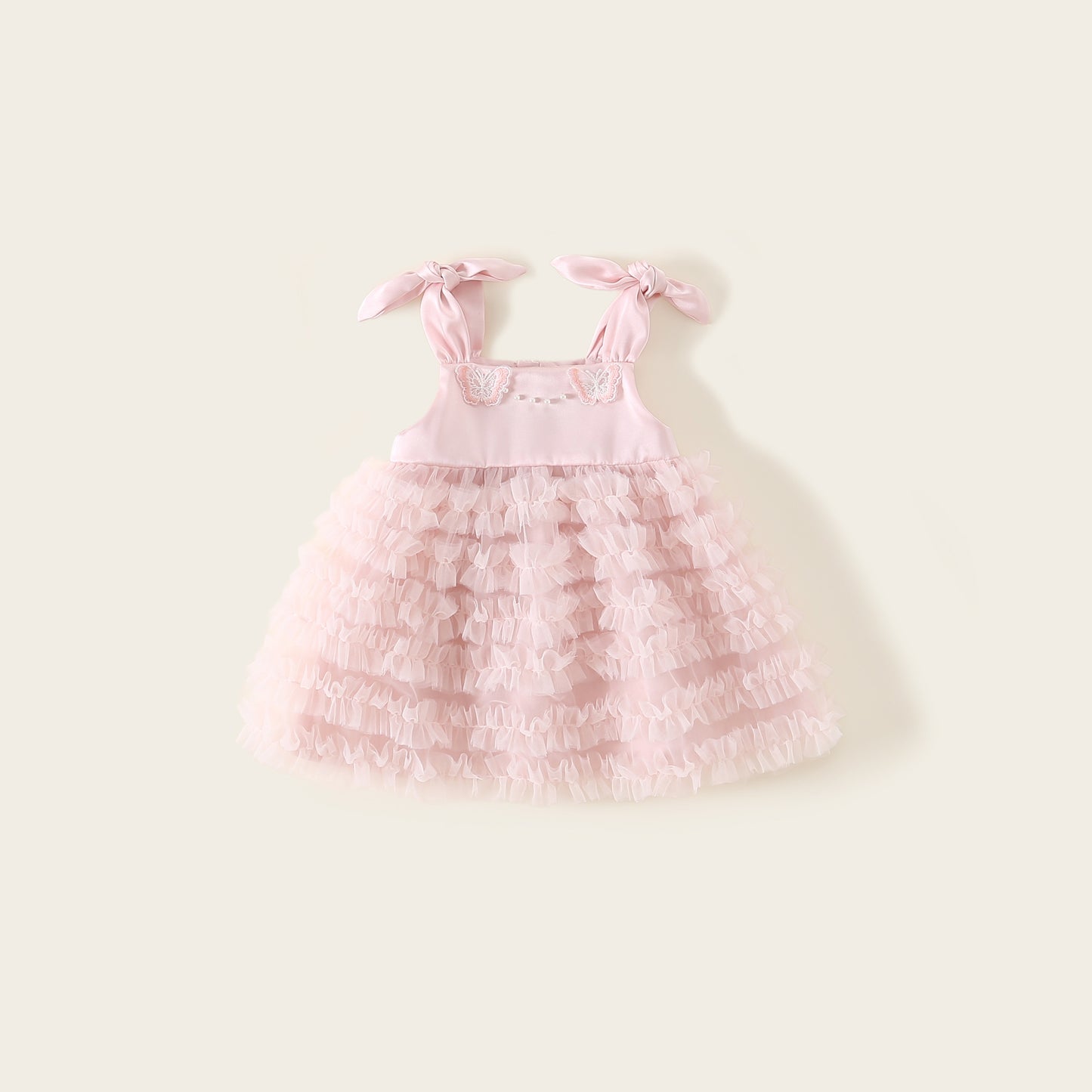Summer Princess Sweet Tulle Skirt First Birthday Camisole Children's Dress