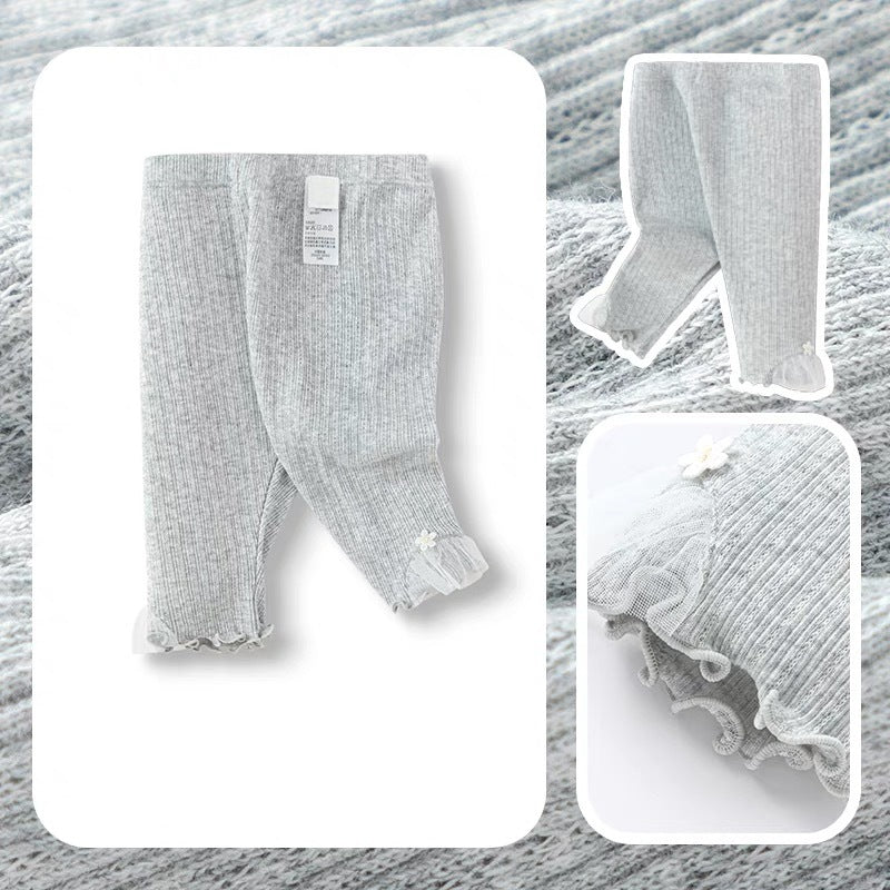 Wear Exquisite Western Style Cropped Trousers Children's Pants