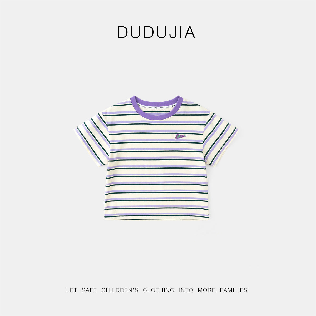 Children's Cotton Summer Clothes Boys Striped Top Children's T-shirt