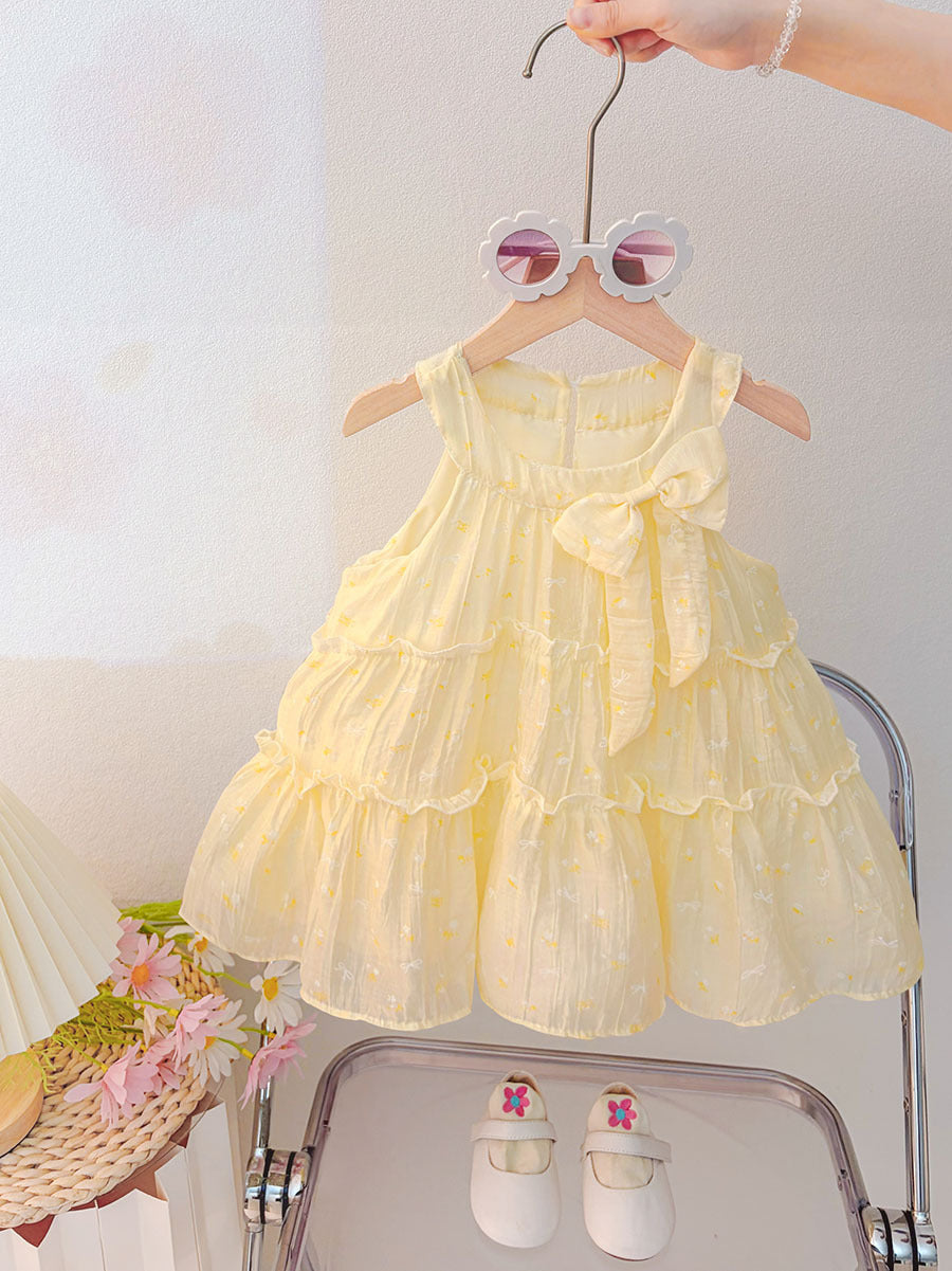 Children's Clothing Summer Shirt Cotton Silk Princess Children's Dress