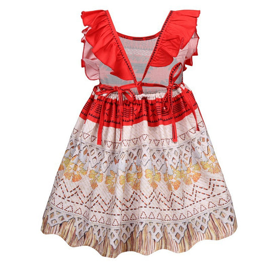 Stylish Casual Children's Clothing Cute Backless Children's Dress