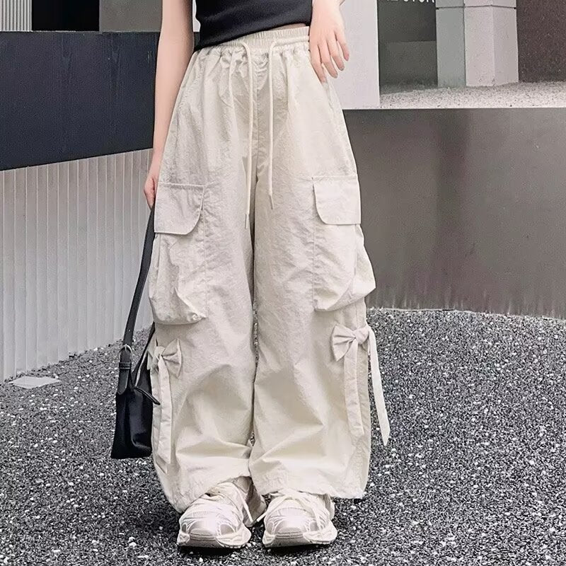 Children's Thin Medium Large Overalls Casual Loose Children's Pants