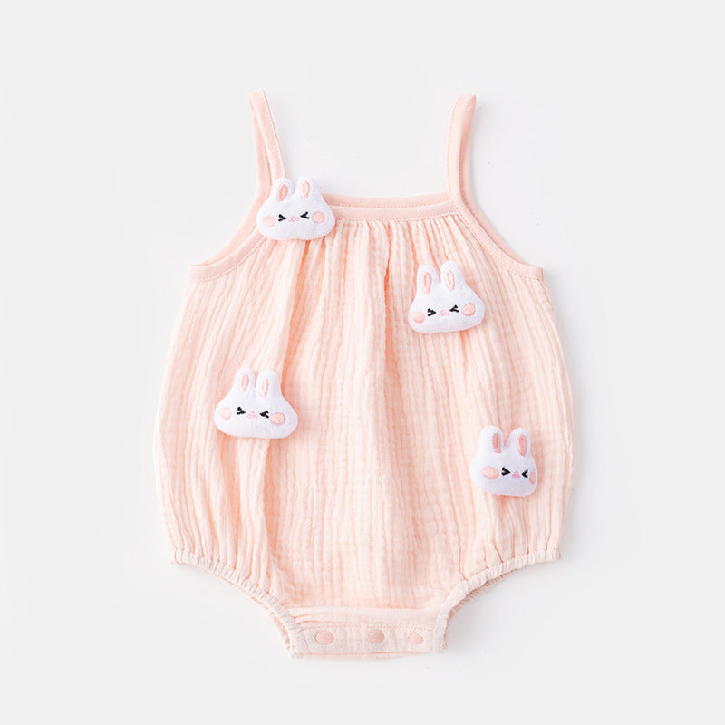 Summer Romper Small Sling Thin Bodysuit Born Jumpsuit, Climbing Suit