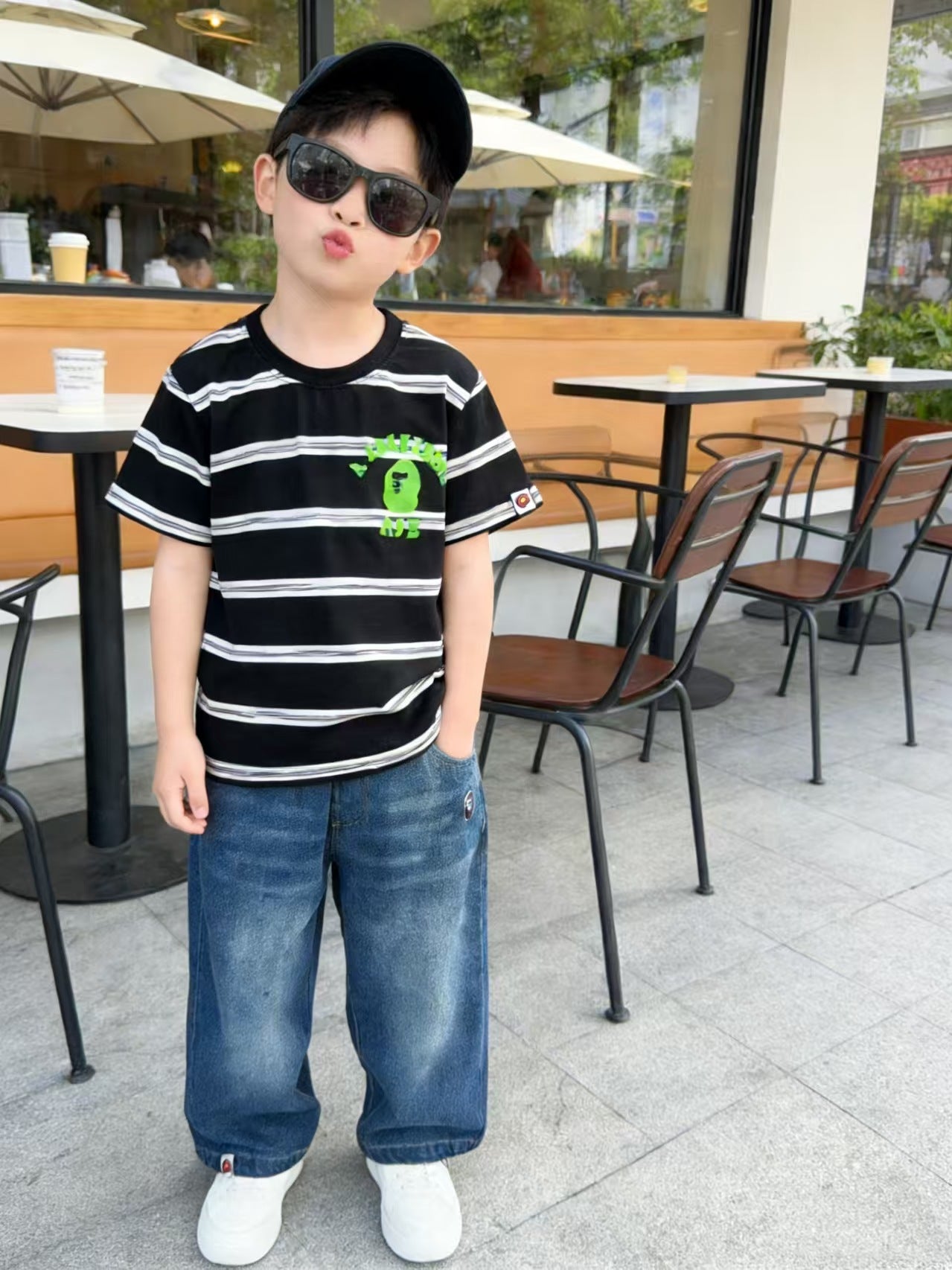 Children's Classic Short-sleeved Summer Korean Style Cotton Fashion Children's T-shirt