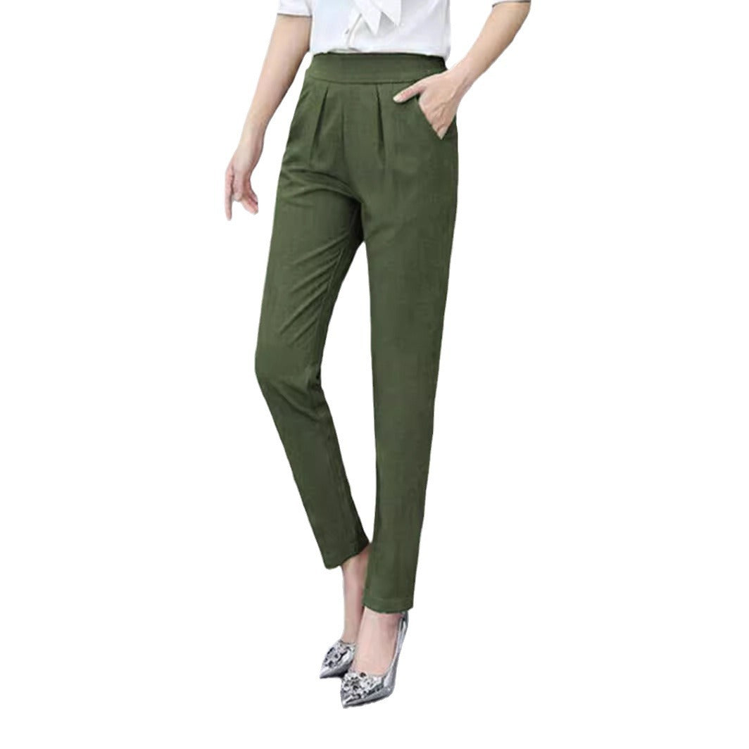 Women's Slim Fit Slimming Skinny Drape Versatile Outdoor Trendy Ankle Casual Pants