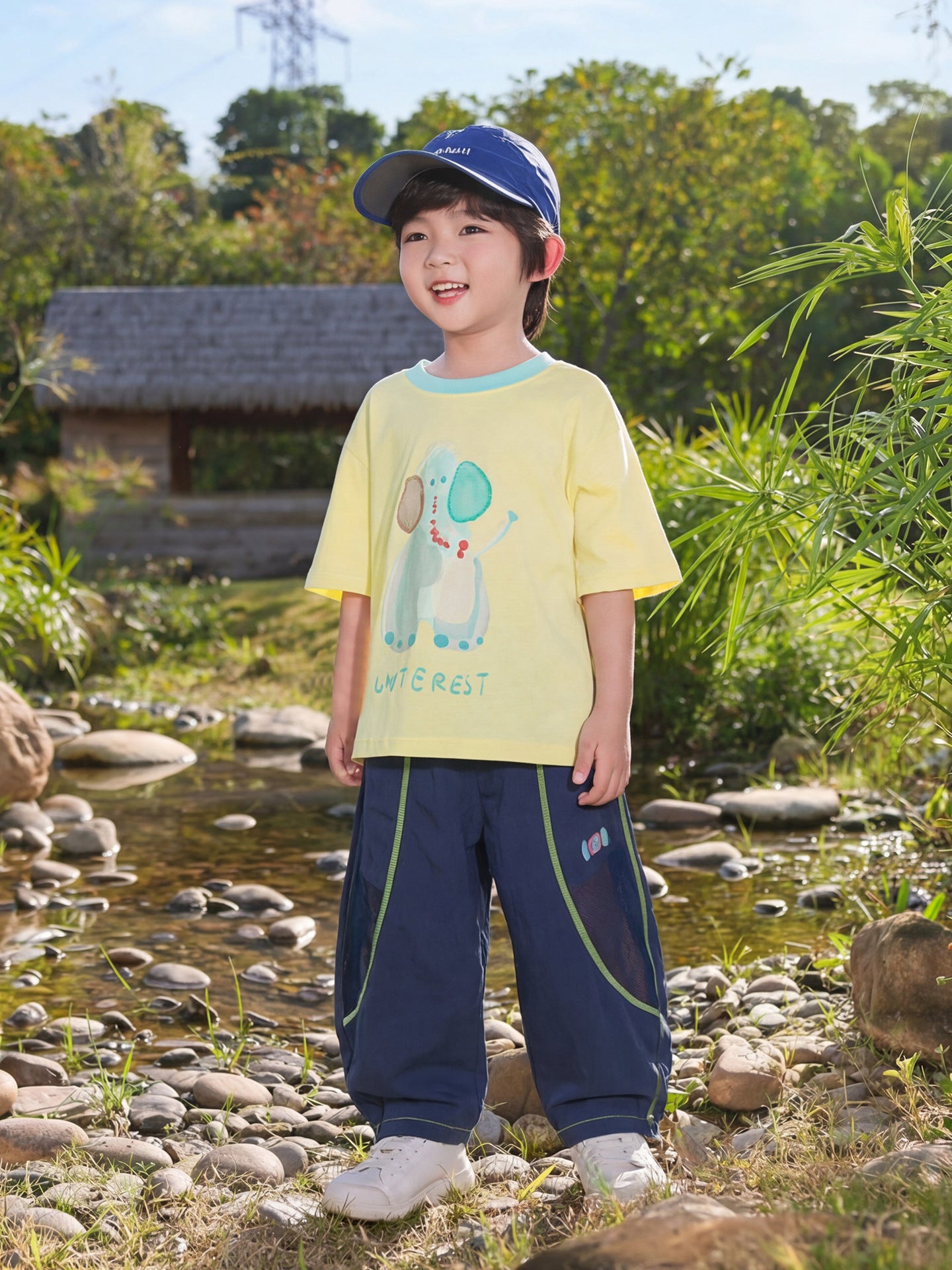 Children's Summer Thin Boy Trousers Ice Silk Children's Pants