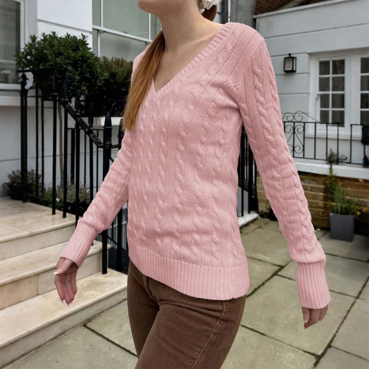 Women's Casual Minimalist Long Sleeve Lining Woolen Small Vest/suspenders/tube Top