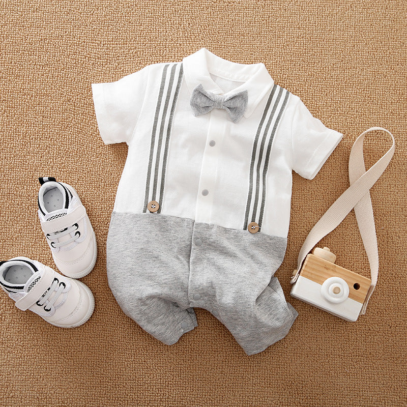 Jumpsuit Summer Full Moon Year Dress Born Hundred Days Romper Jumpsuit, Climbing Suit