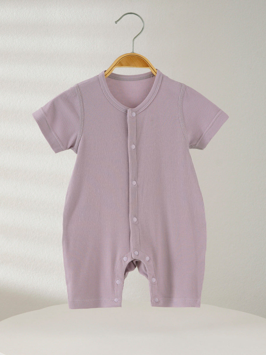 Comer Summer Modal Jumpsuit Thin Short-sleeved Romper Boy Jumpsuit, Climbing Suit