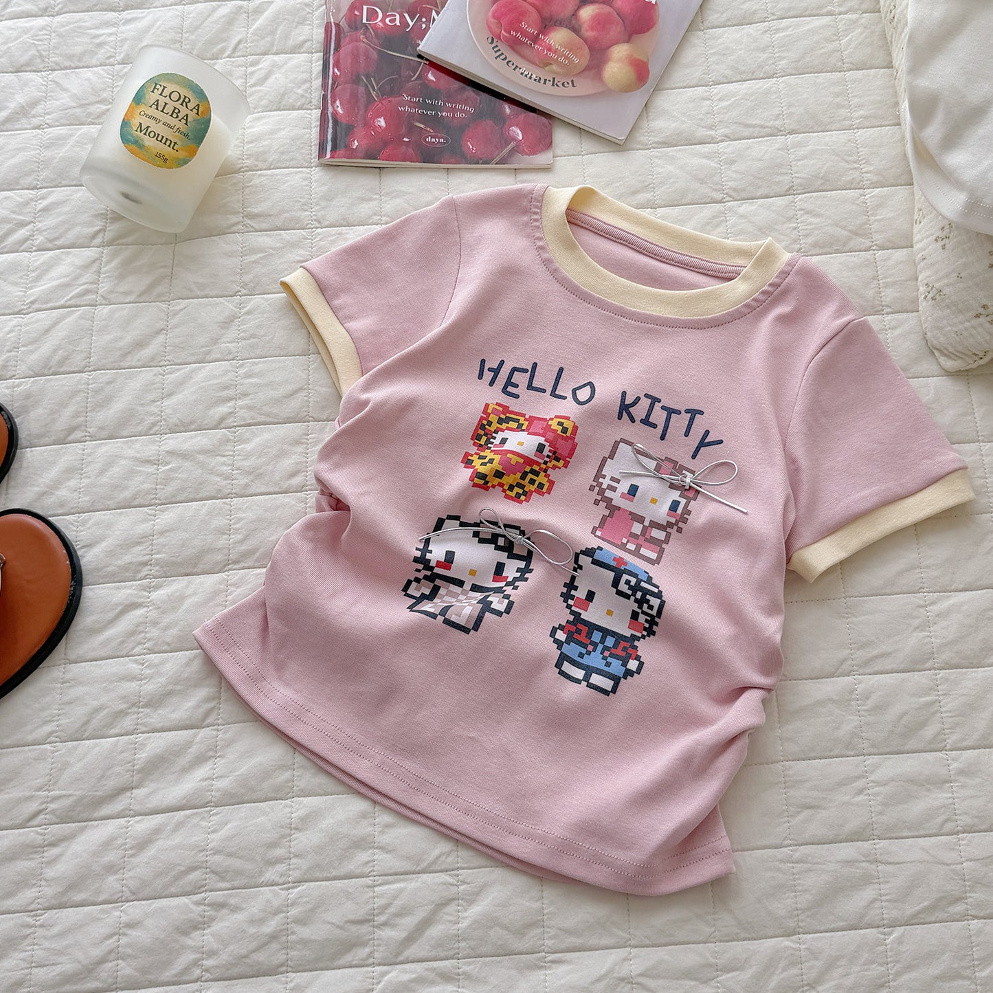 High Elastic Fine Cotton Luo Wen Children's T-shirt