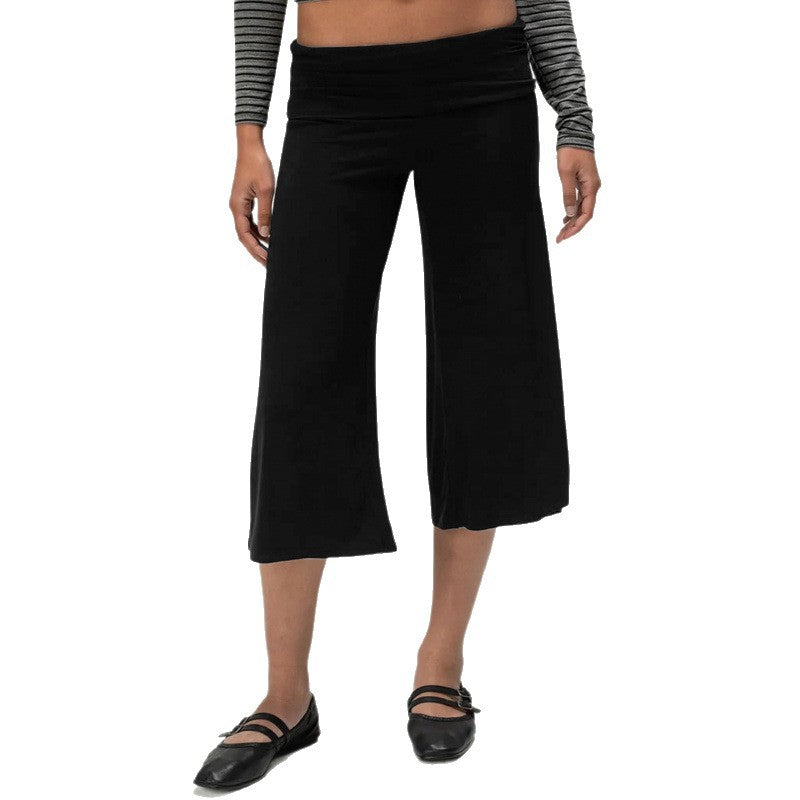Women's Summer Vacation Loose Fashion Trend Cropped Casual Pants