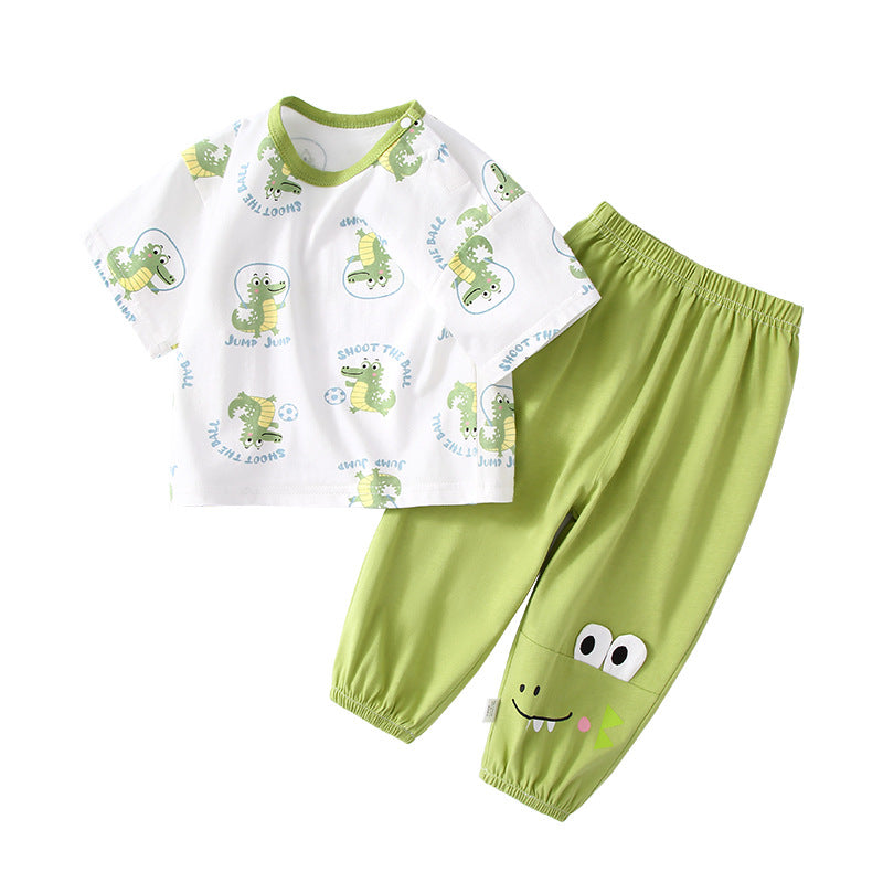 Children's Trousers Summer Thin Clothes Half Clothing Children's Suit