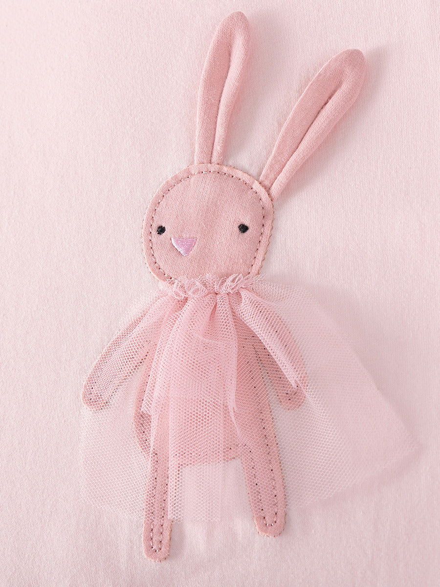 Children's Summer Short-sleeved Cute Rabbit Fashionable Clothing Children's Suit