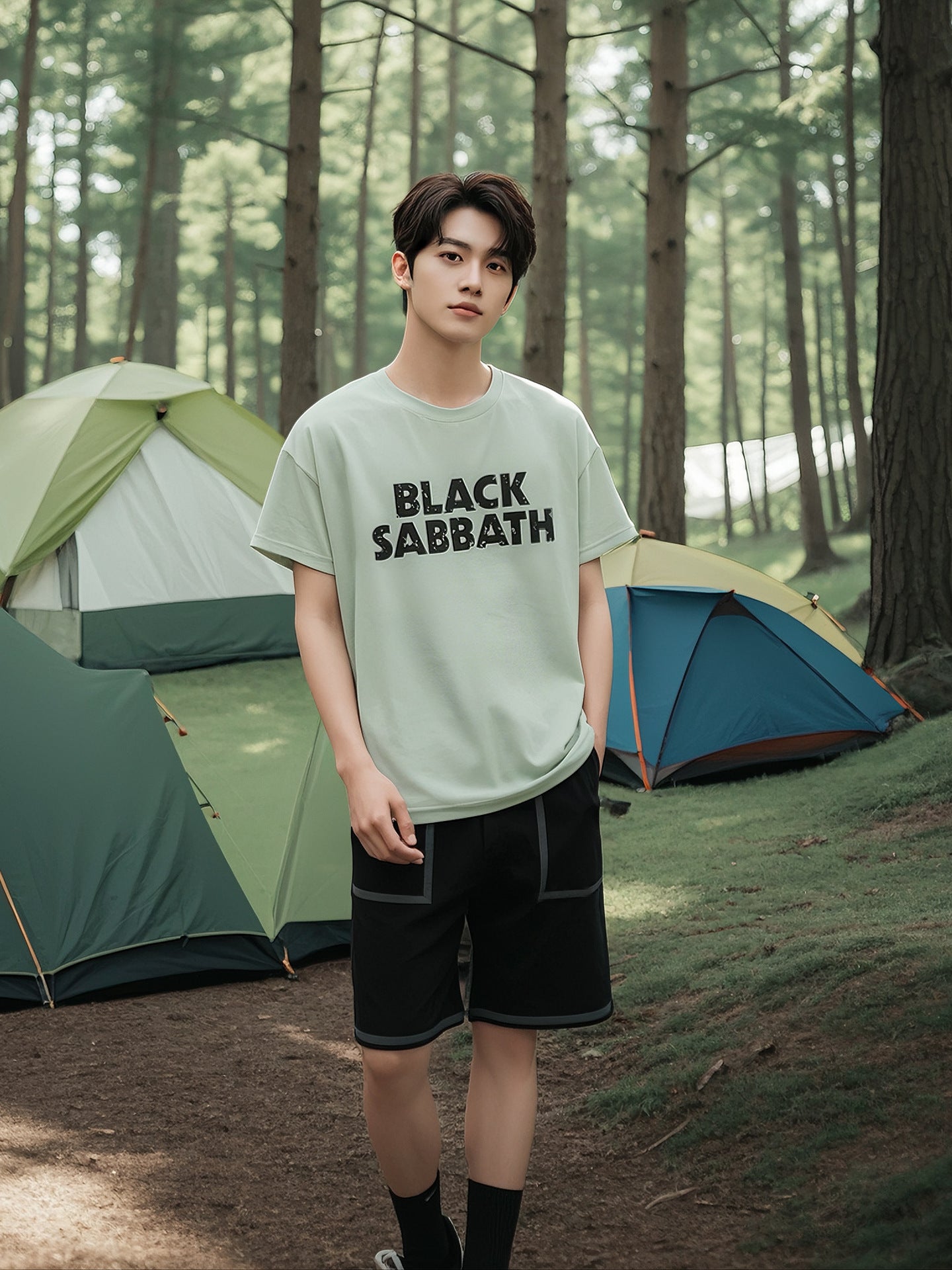 Children's T-shirt Class Pure Cotton Matching Dress Fashionable Short Parent-child Outfit