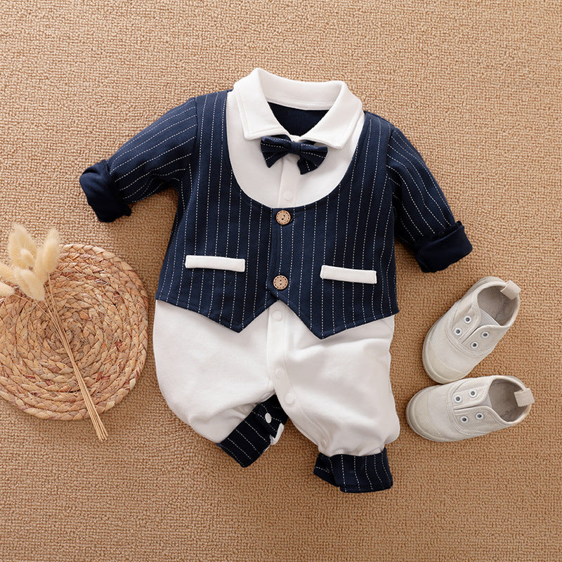 Jumpsuit Red Born Rompers Handsome Autumn Jumpsuit, Climbing Suit