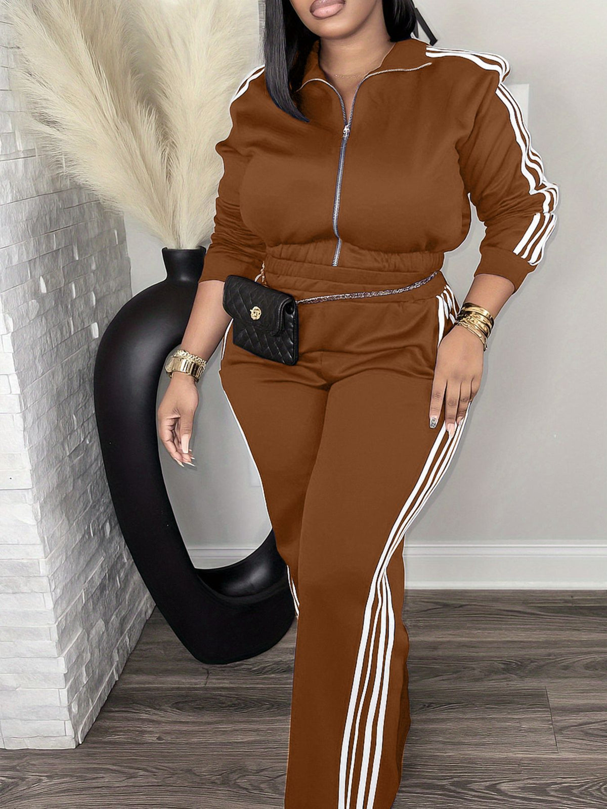 Comfortable Charming Classy Women's Personality Two-piece Fashion Casual Suit