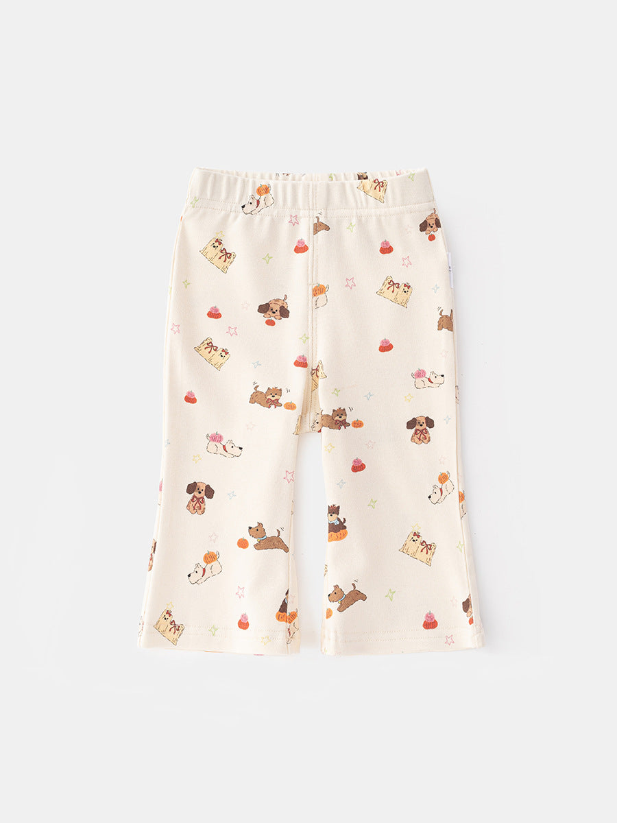 Children's Thin Summer Casual Leggings Bell-bottom Cropped Children's Pants
