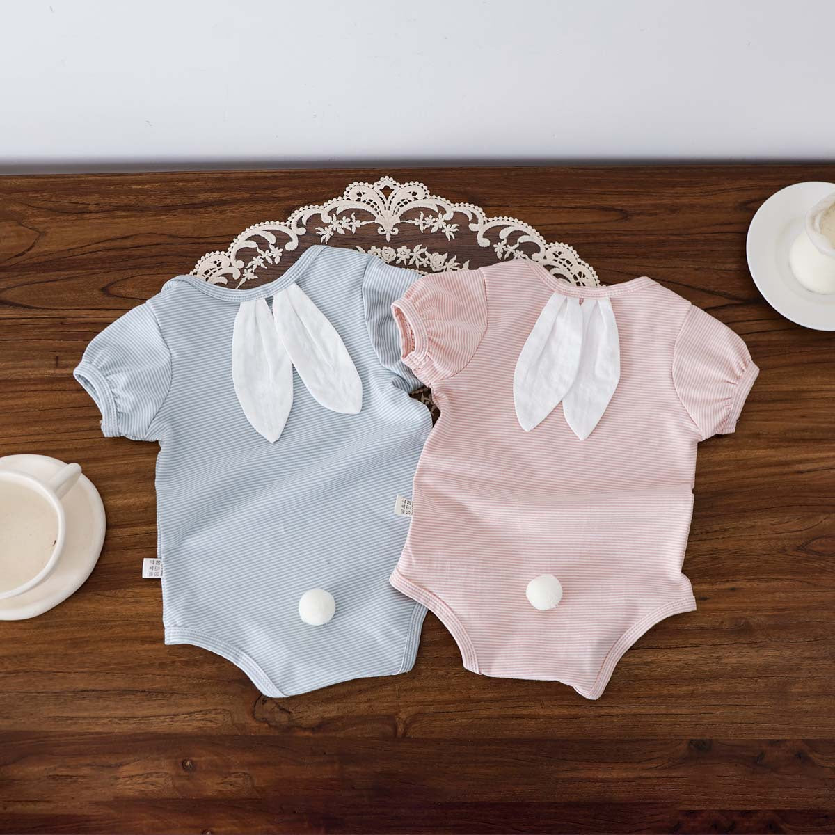 Children's Clothing Boys Thin Summer Cute Rabbit Shape Jumpsuit Jumpsuit, Climbing Suit
