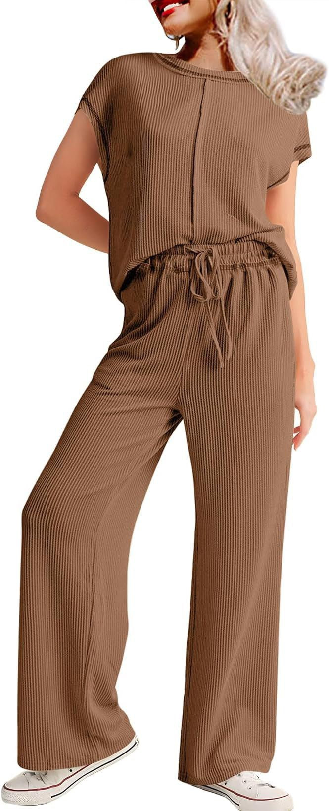 Women's Three-quarter Sleeve Rope Solid Color Commute Suits