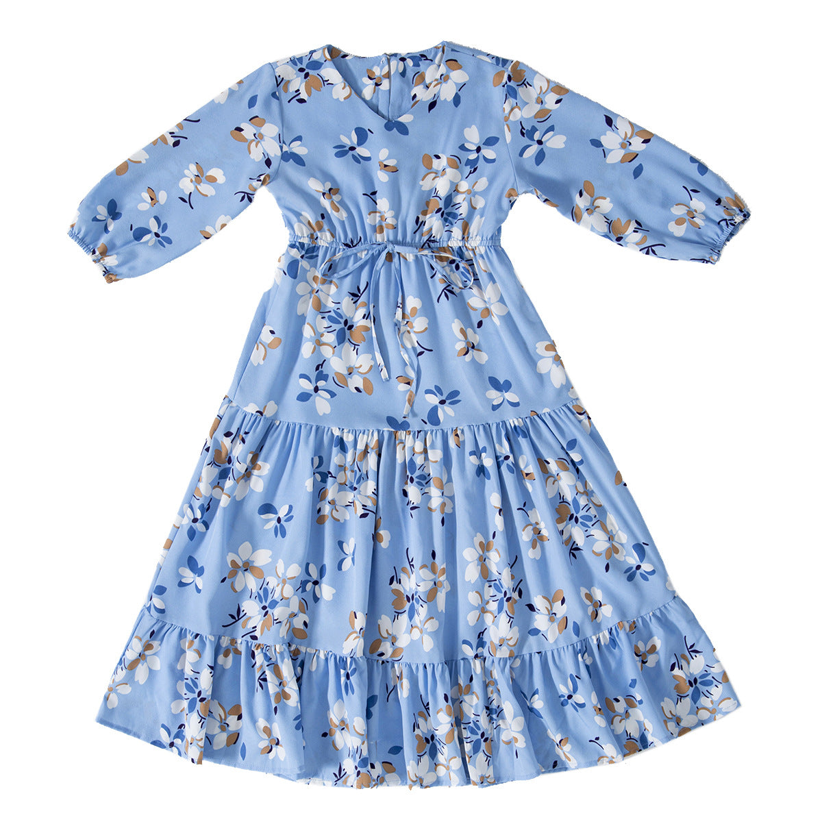 Stylish Popular Fashion Comfortable Elegant Floral Children's Dress