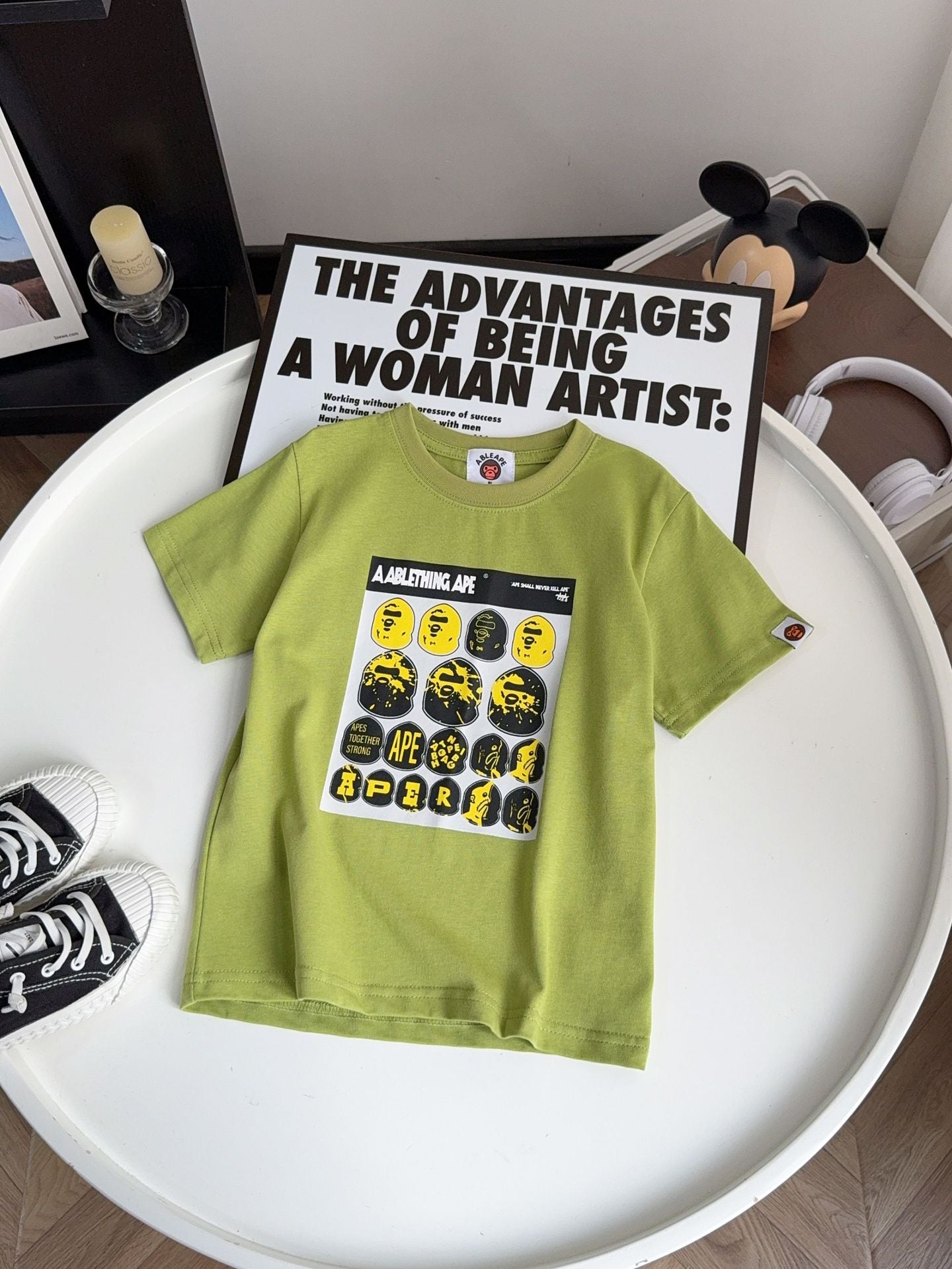 Children's Sleeve Versatile Casual Western Style Sports Children's T-shirt