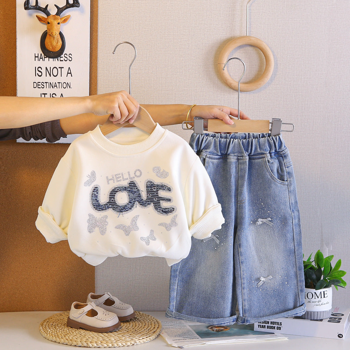Children's Clothing Outfits Handsome Fashion Spring Clothes Little Sweatshirt Children's Suit