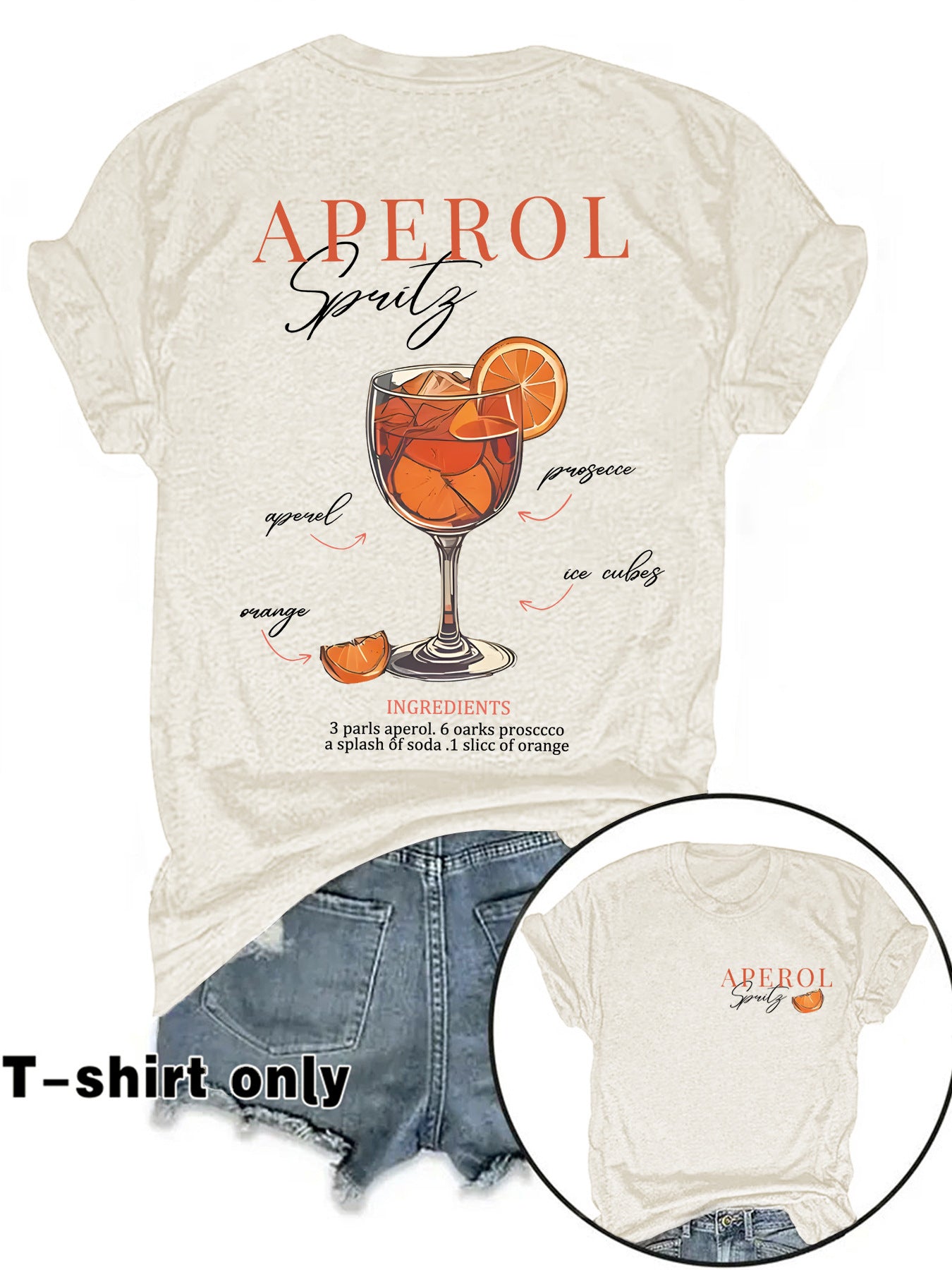 Glamorous Women's Fashion Printed Summer Short-sleeved Women's T-shirt