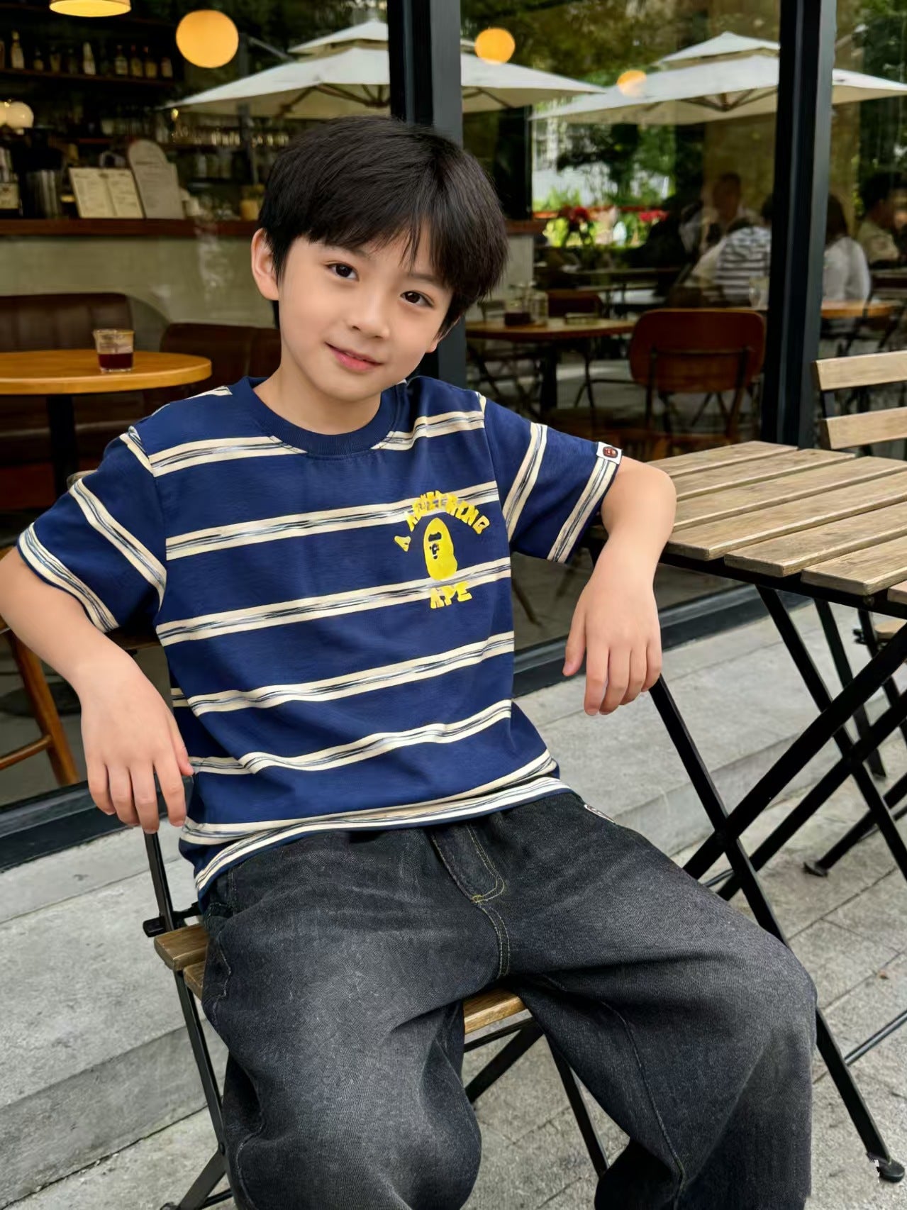 Children's Classic Short-sleeved Summer Korean Style Cotton Fashion Children's T-shirt