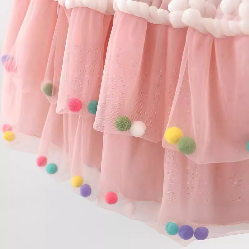 Children's Clothing Skirts Summer Little Pink Princess Bow Children's Dress