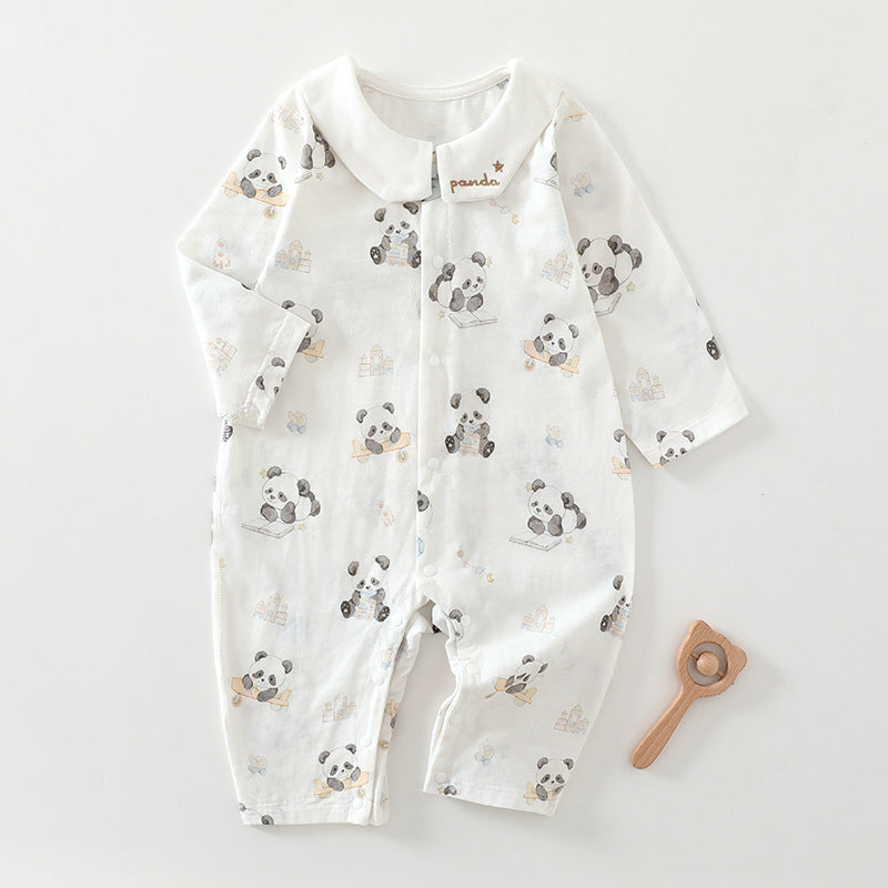 Clothes For Babies Long Sleeve Summer Infant Rompers Class Pure Jumpsuit, Climbing Suit