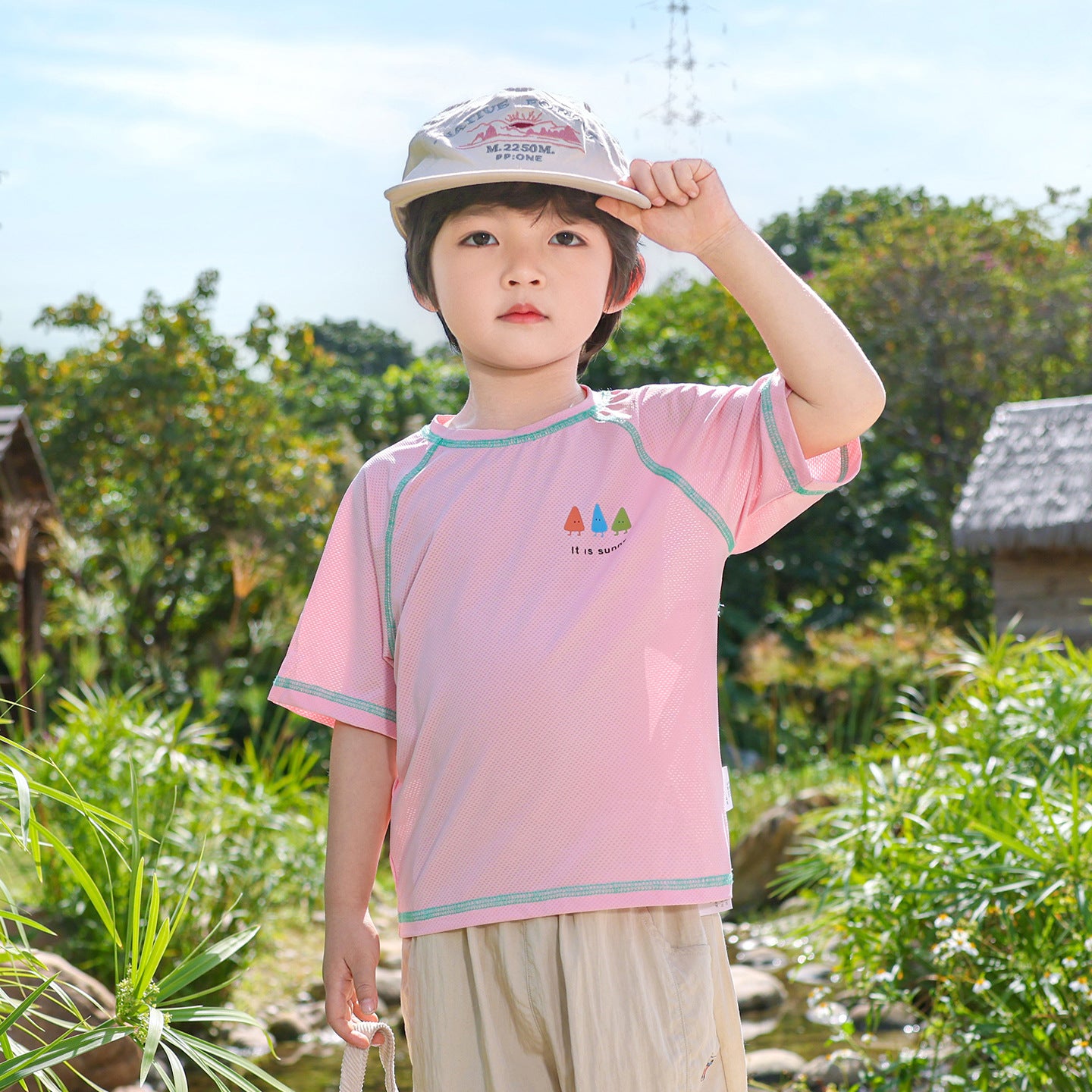 Children's Short-sleeved Breathable Top Summer Boy Sports Half Sleeve Outdoor Thin Children's T-shirt