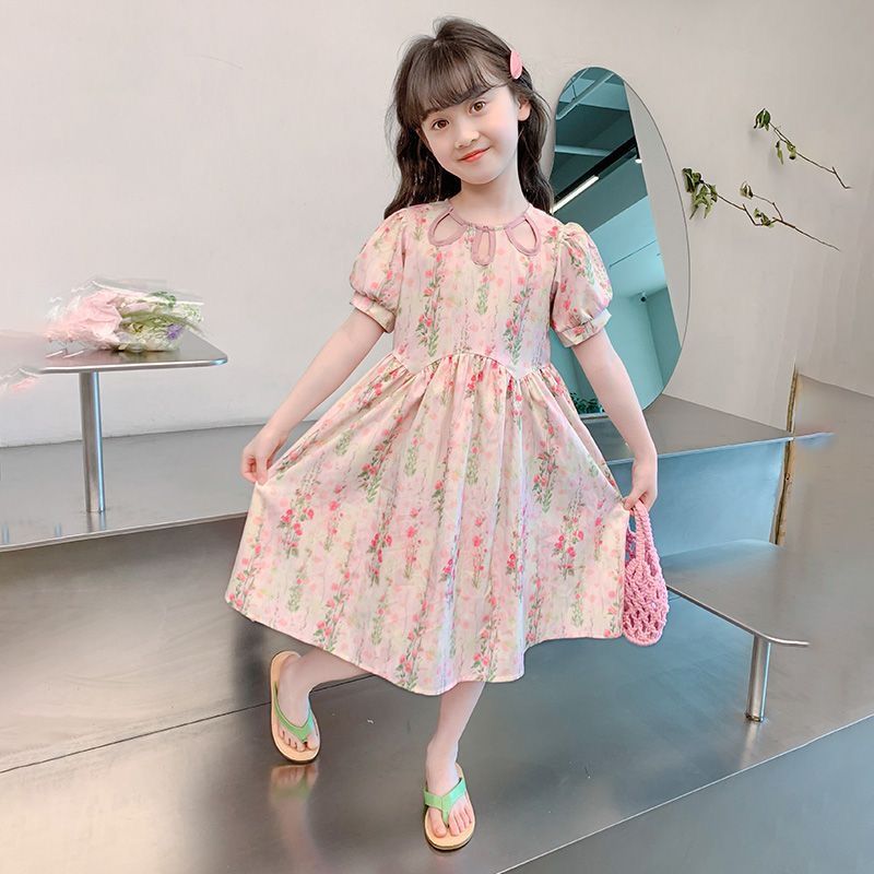 Children's Skirts Summer Hollow Out Floral Skirt Little Children's Dress