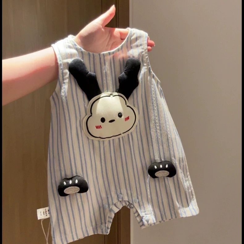 Women's & Men's Summer Thin Jumpsuit First Month Old Days Romper Out Sleeveless Jumpsuit, Climbing Suit