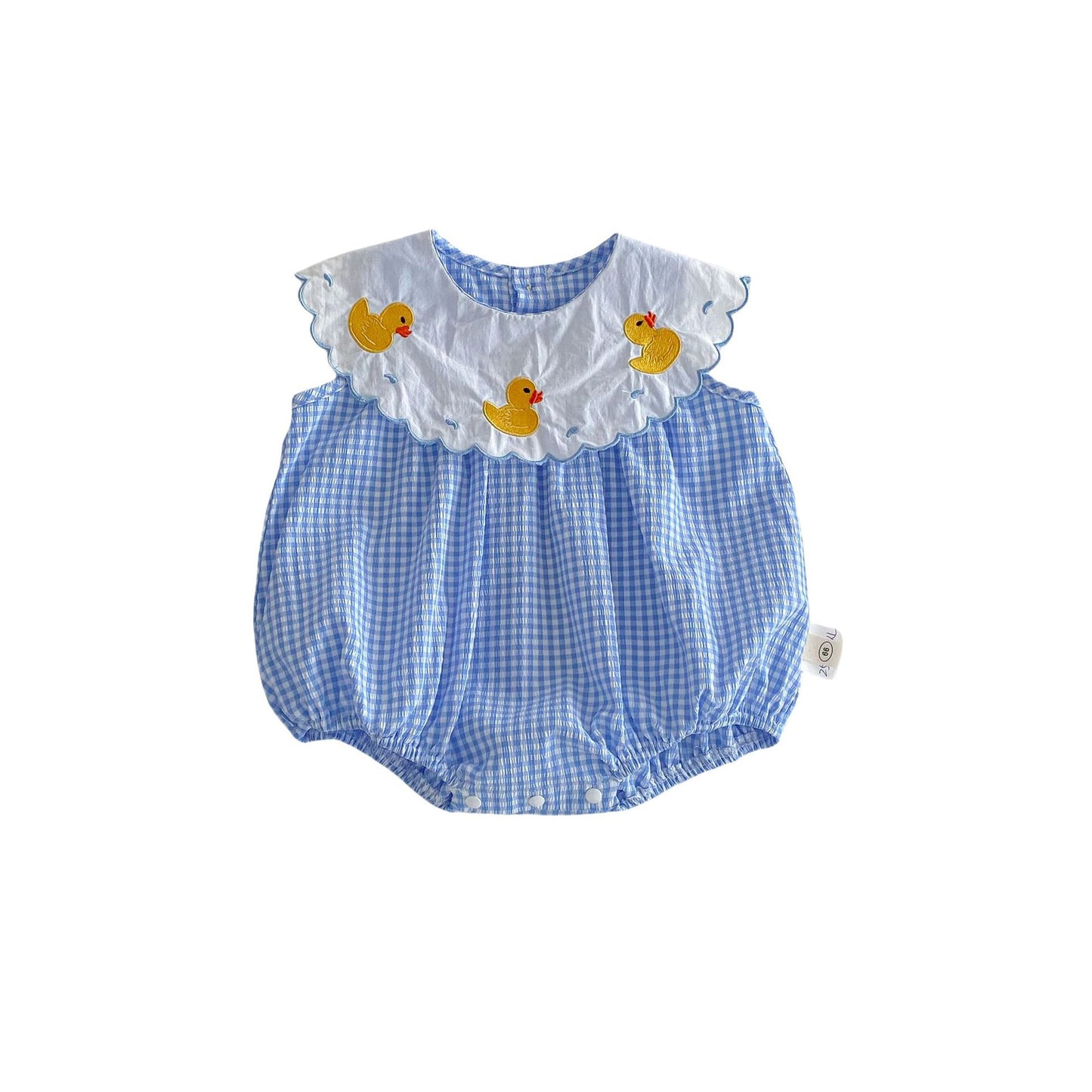 Change Duck Summer Doll Collar Romper Jumpsuit, Climbing Suit