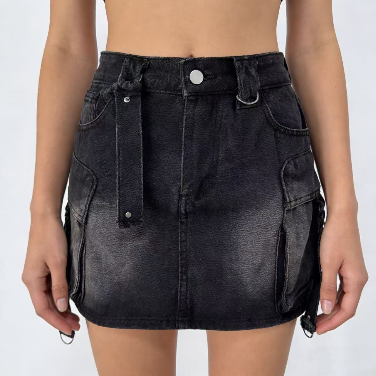 Women's Summer Korean Style Large With Pocket Casual Skirts
