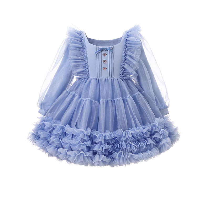 Children's Pop Skirt Lolita Princess Pettiskirt British Children's Dress