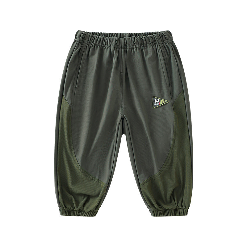 Children's Antibacterial Trousers Boy's Summer Clothing Casual Children's Pants