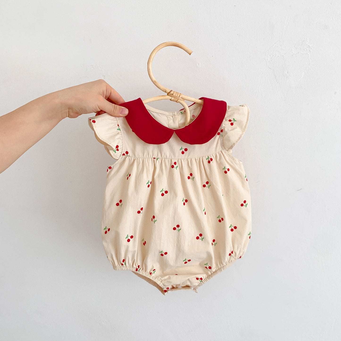 Summer Wear Princess Clothes Thin Flounced Sleeve One-piece Jumpsuit, Climbing Suit