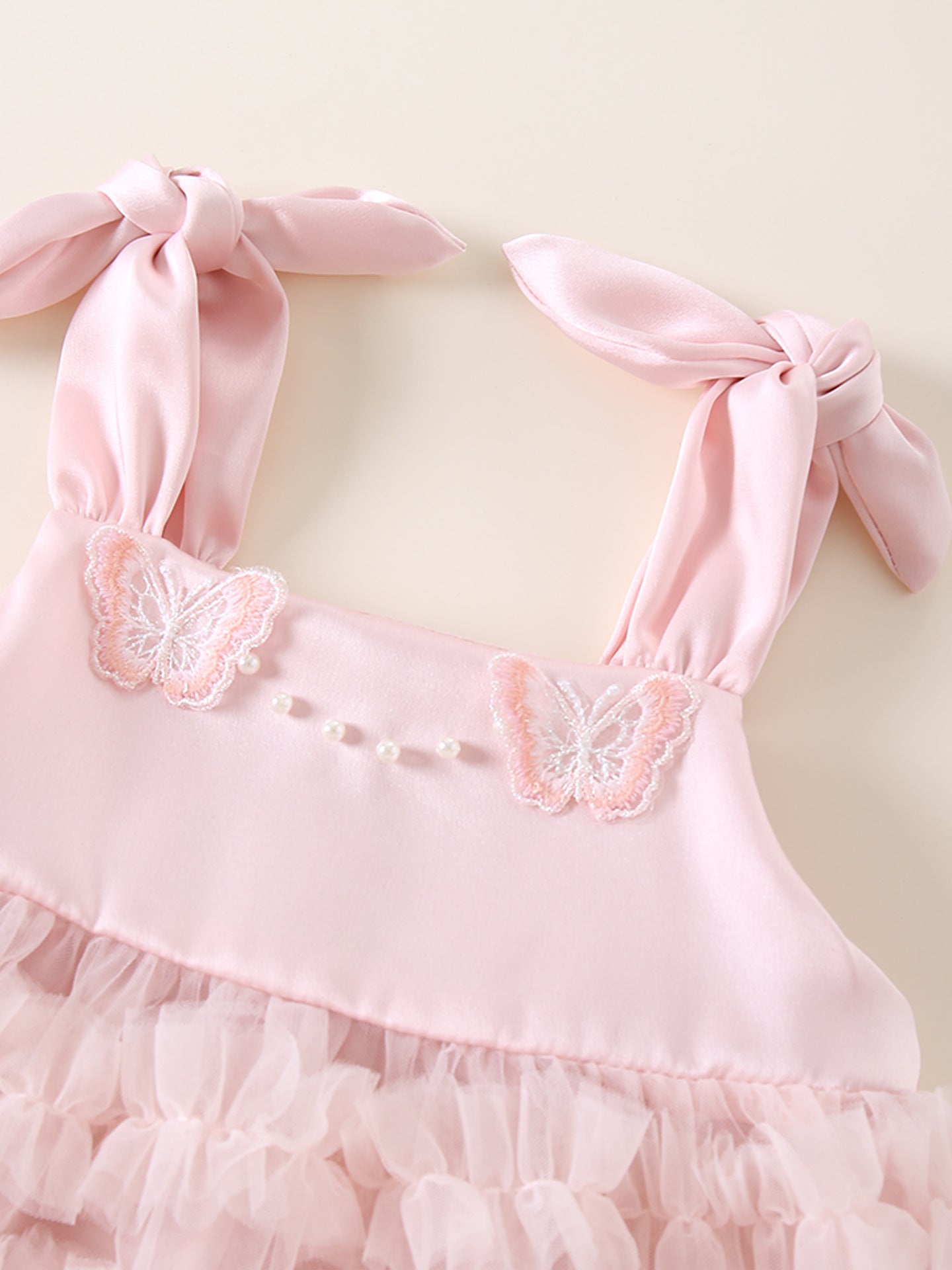Summer Princess Sweet Tulle Skirt First Birthday Camisole Children's Dress
