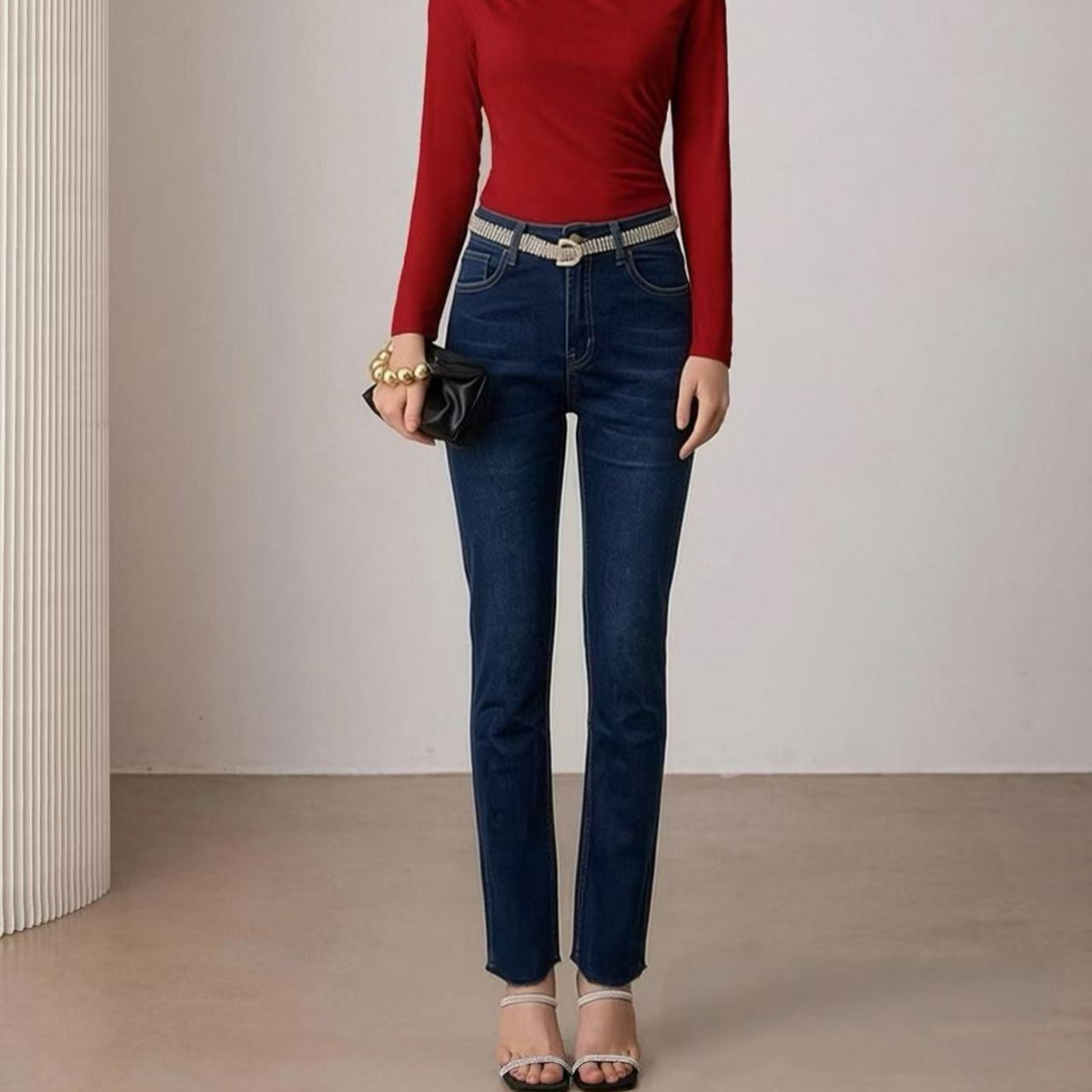 Women's Fashion Retro Hot Slim Stretch Jeans