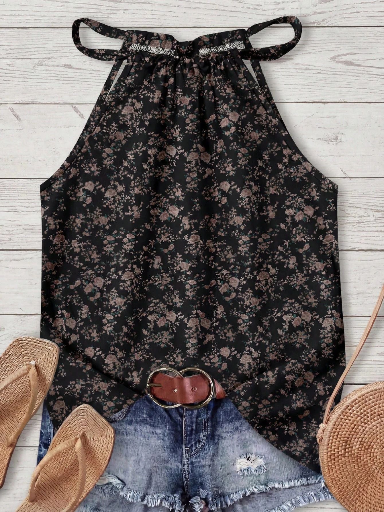 Classy Classic Casual Comfortable Bohemian Halter Tops
