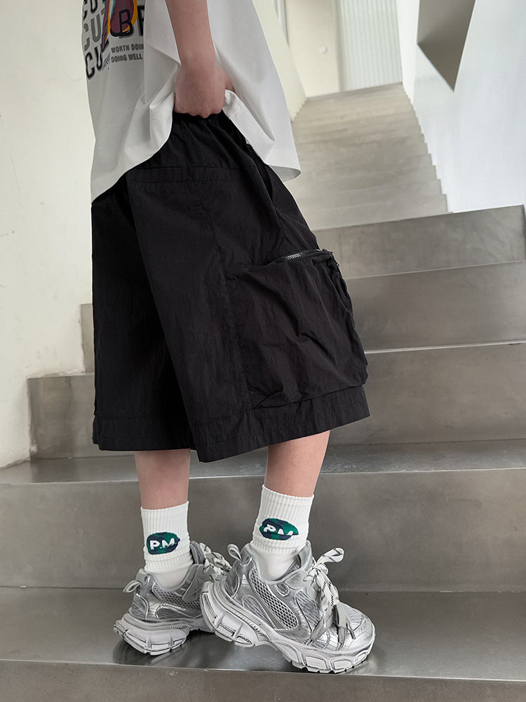Children's Summer Clothing Overalls Outer Shorts Fried Children's Pants