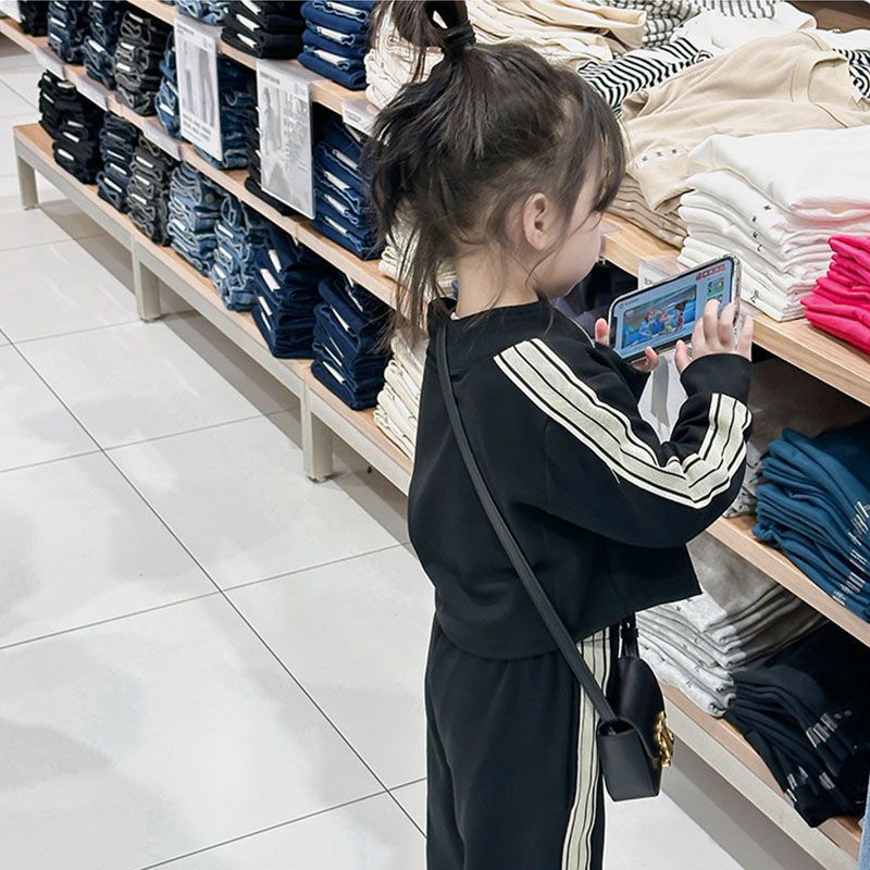 Children's Korean Style Western Autumn Clothing Sports Leisure Long Sleeve Children's Suit