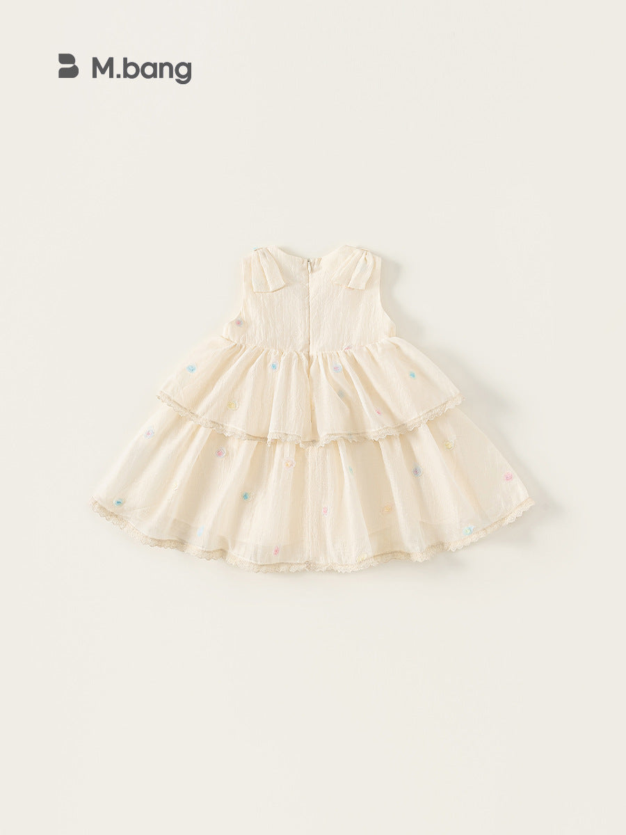 Children's Summer Sleeveless Vest Mesh Thin Princess Children's Dress