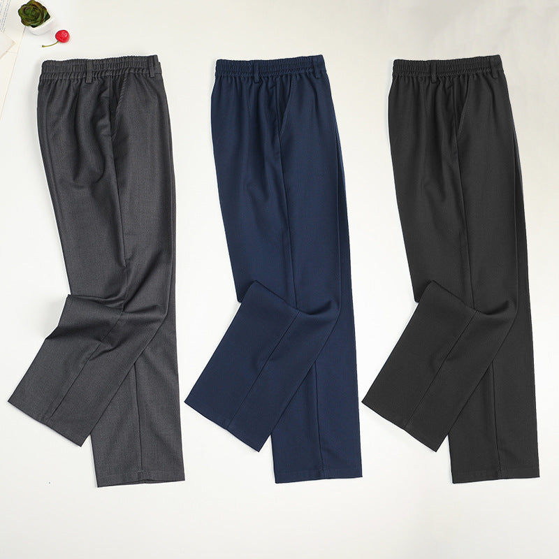 Children's Spring Primary School Uniform Navy Blue Children's Pants