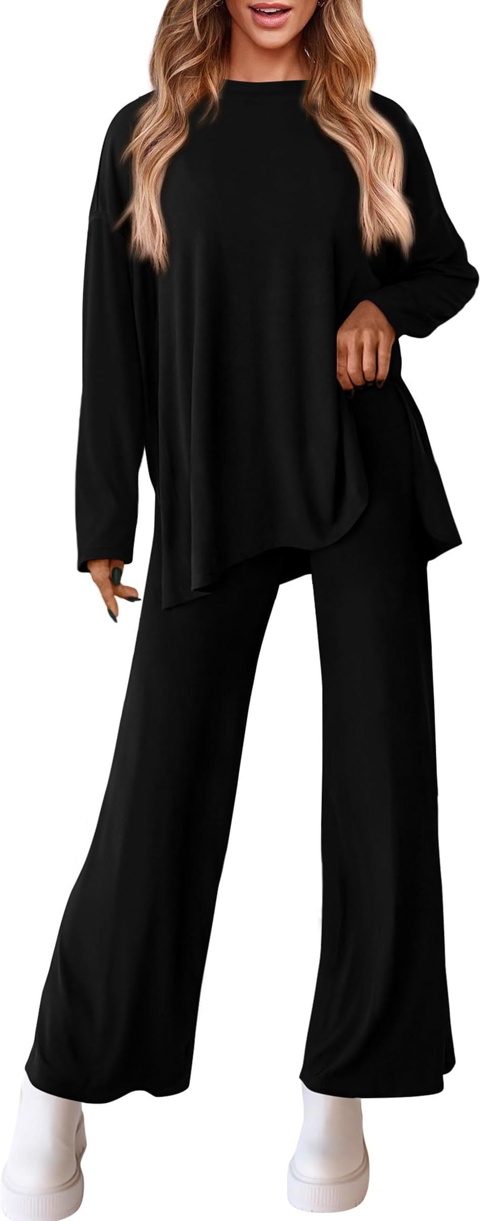 Women's Fresh Sweet Knitted Solid Color For Fashion Casual Suit