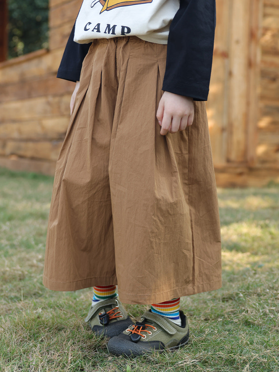 Wear Early Spring Outdoor Loose Light Soft Children's Pants