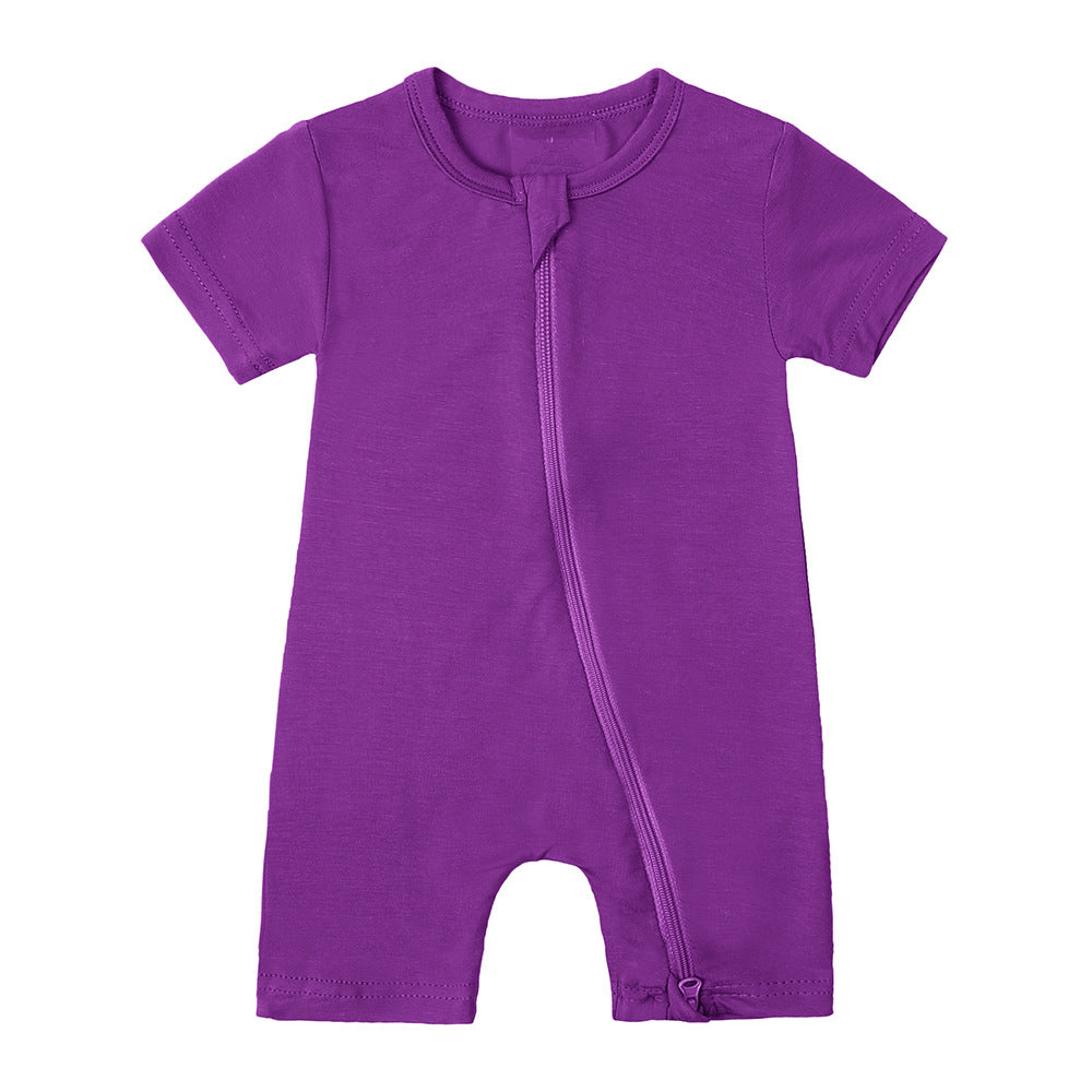 Jumpsuit Bamboo Fiber Born Boys Short Jumpsuit, Climbing Suit